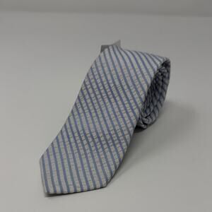 J. Crew Men's Seersucker Stripe Tie - Blue/White - New with tags
